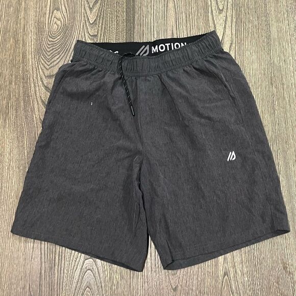 Eddie Bauer Mens Motion Shorts Elastic Waist Side Pockets Pull-On Gray Size S - Picture 1 of 7